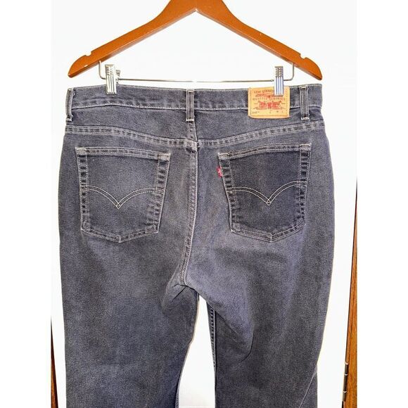 Levi’s 515 Vintage Black Boot Cut Jeans  Size 16 - Picture 5 of 11